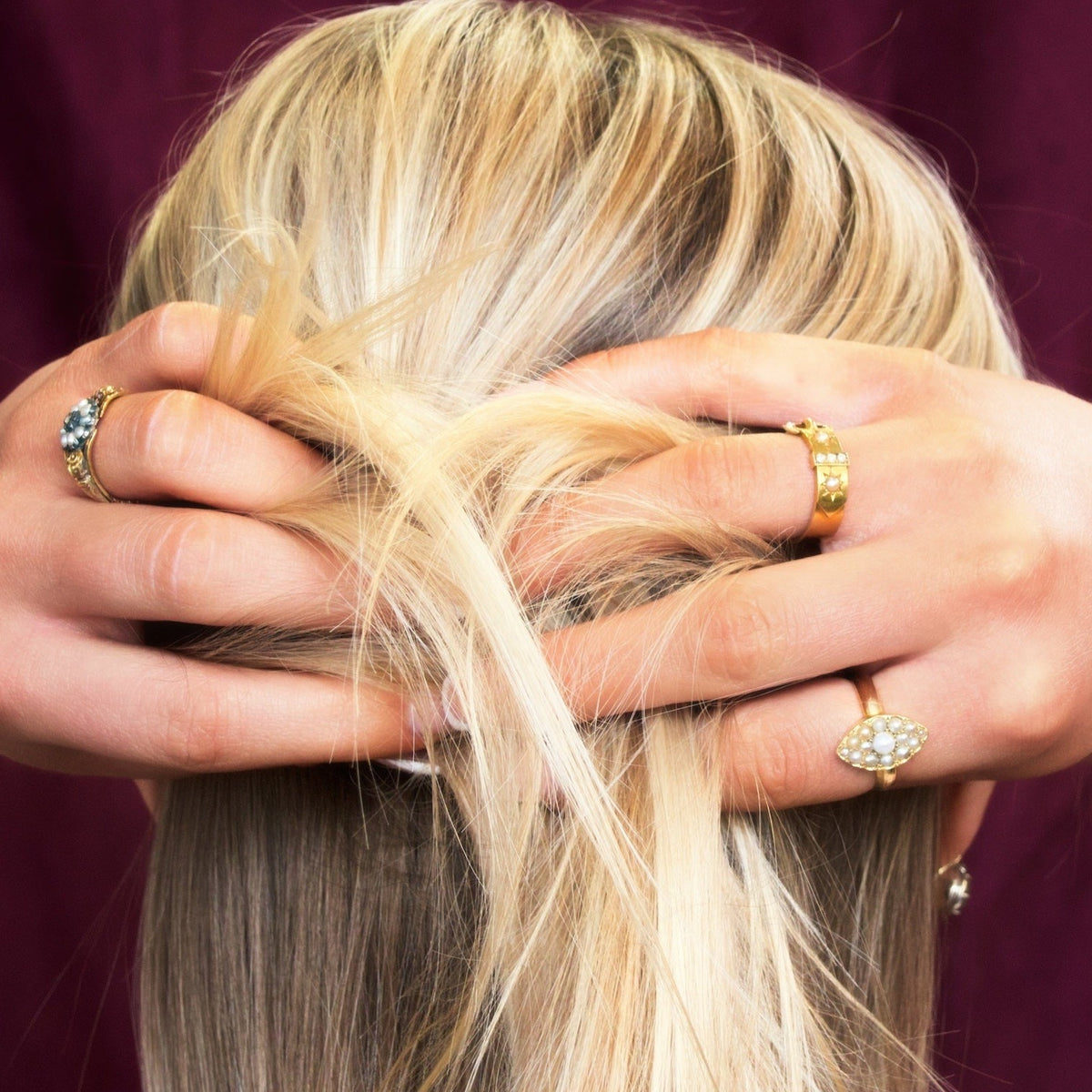 Much Coveted Late Victorian Natural Pearl Ring