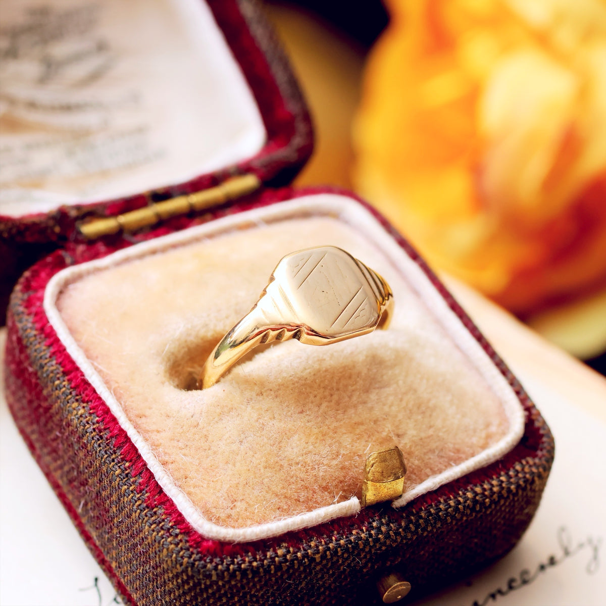 Gold Signet Ring