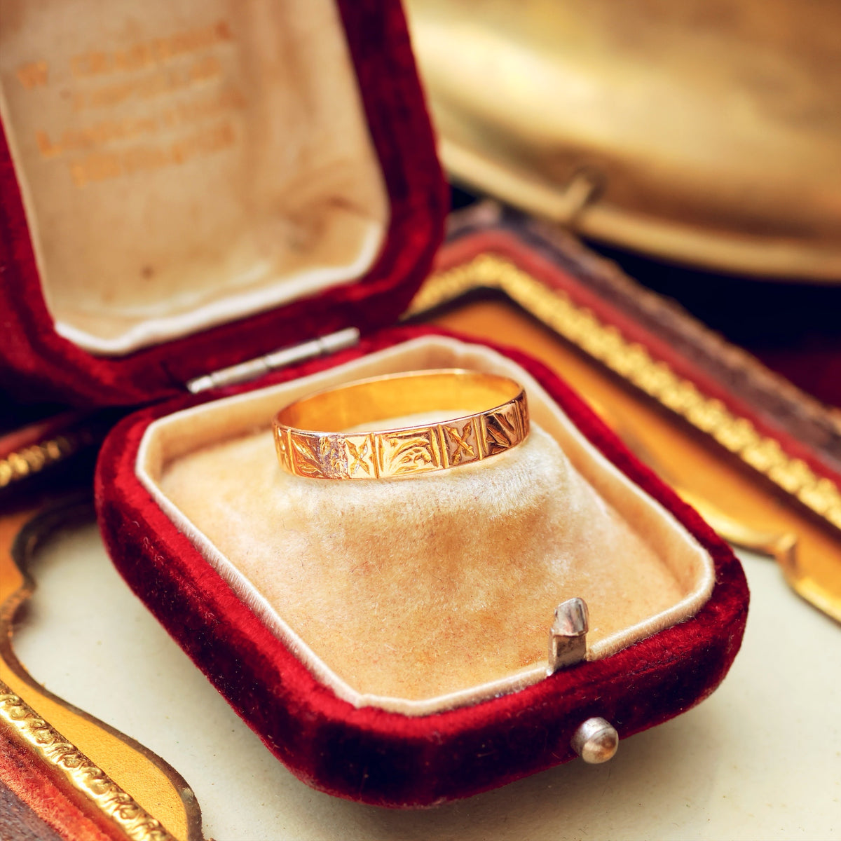 Date 1871 Size 'M/6.25' 18ct Gold Wedding Band