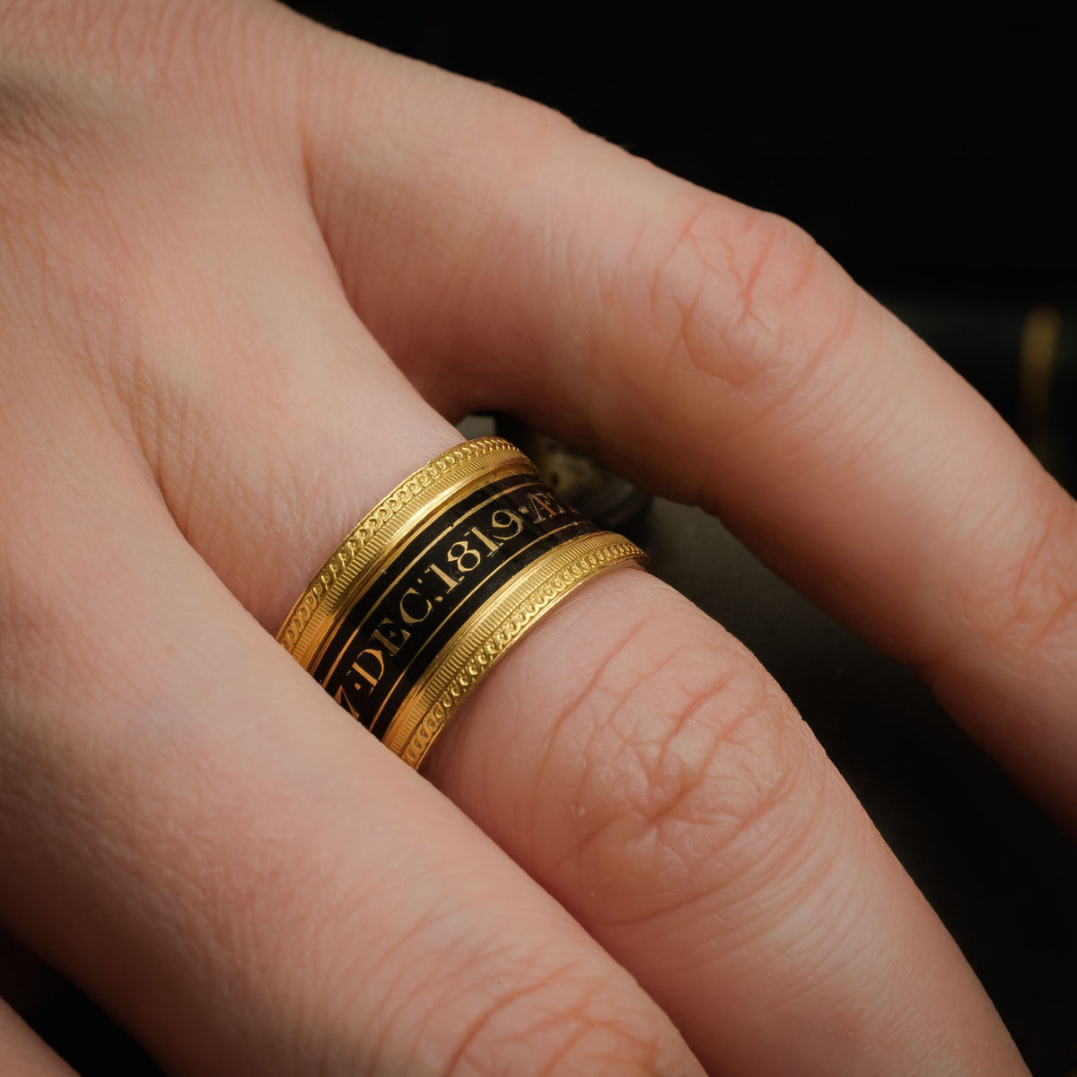 Antique Georgian Mourning Ring