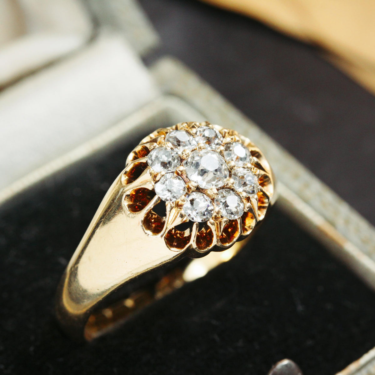 Date 1902 Diamond Cluster Ring