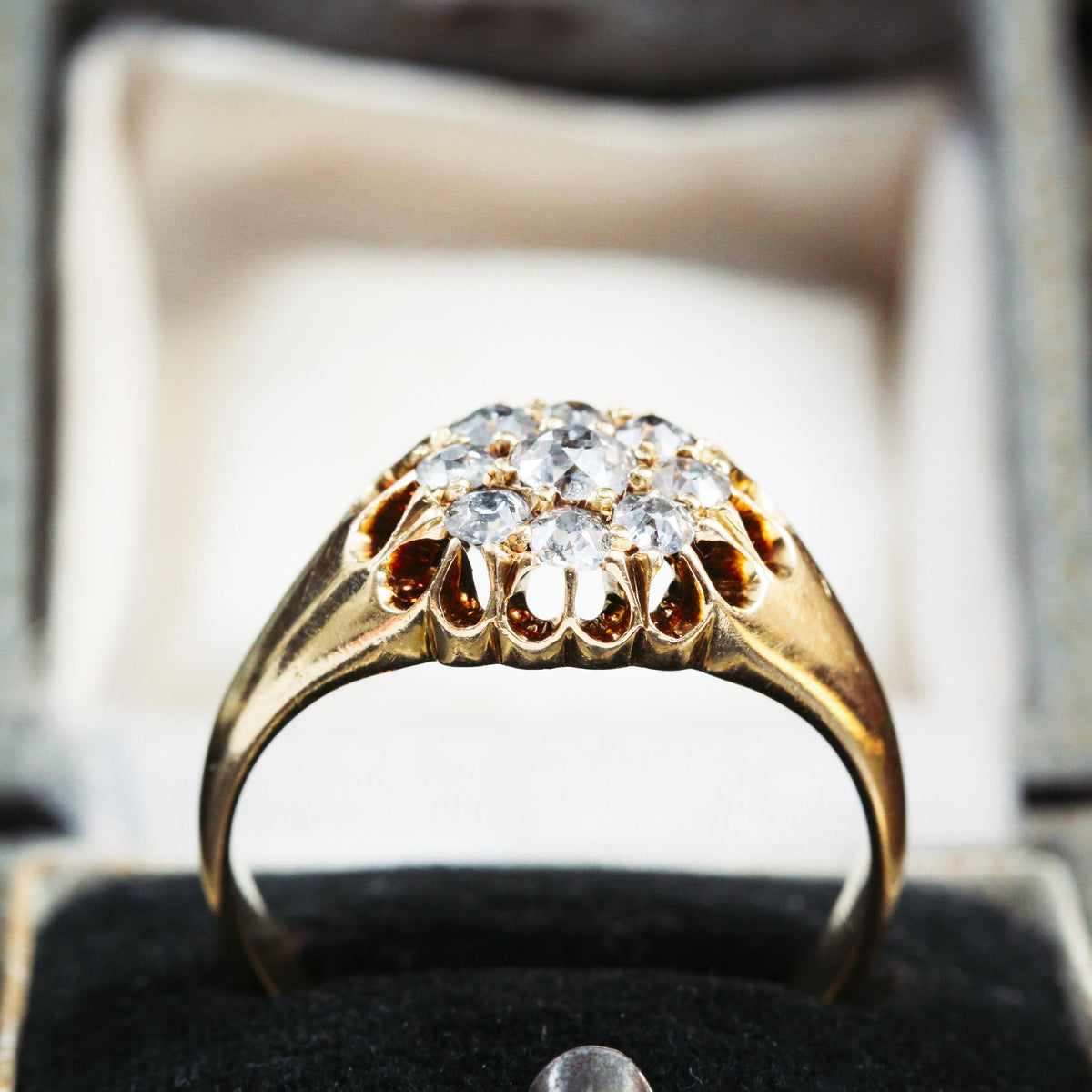 Date 1902 Diamond Cluster Ring