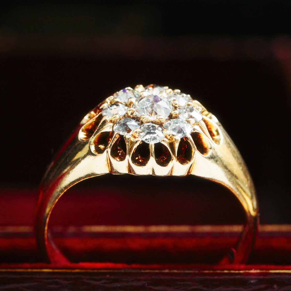 Date 1902 Diamond Cluster Ring