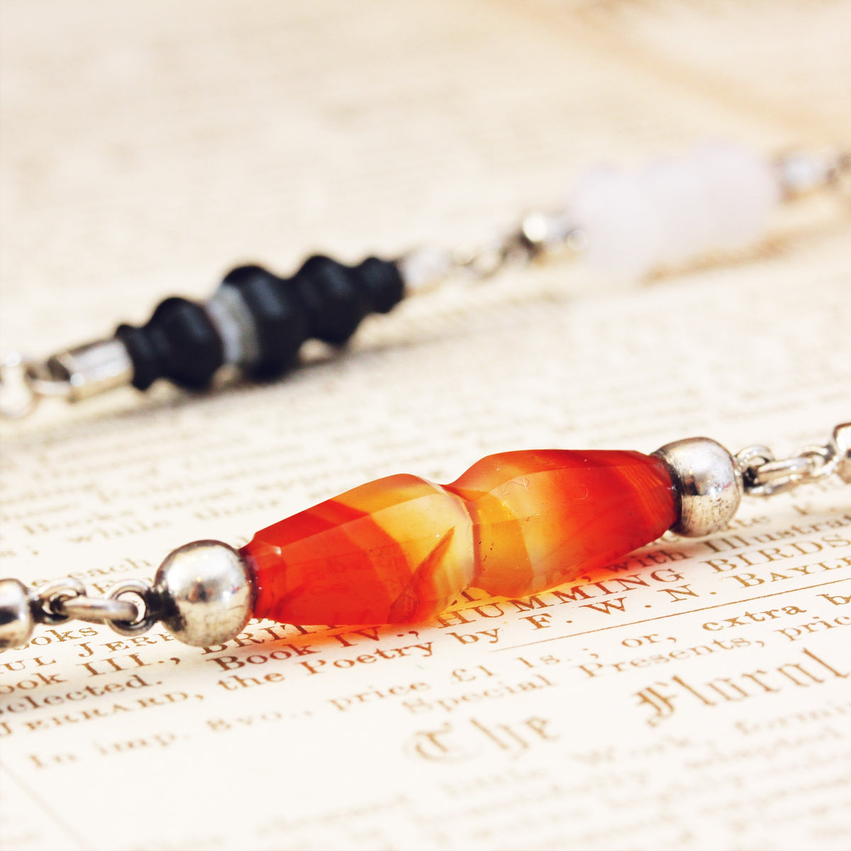 Antique Victorian Scottish Agate Necklace