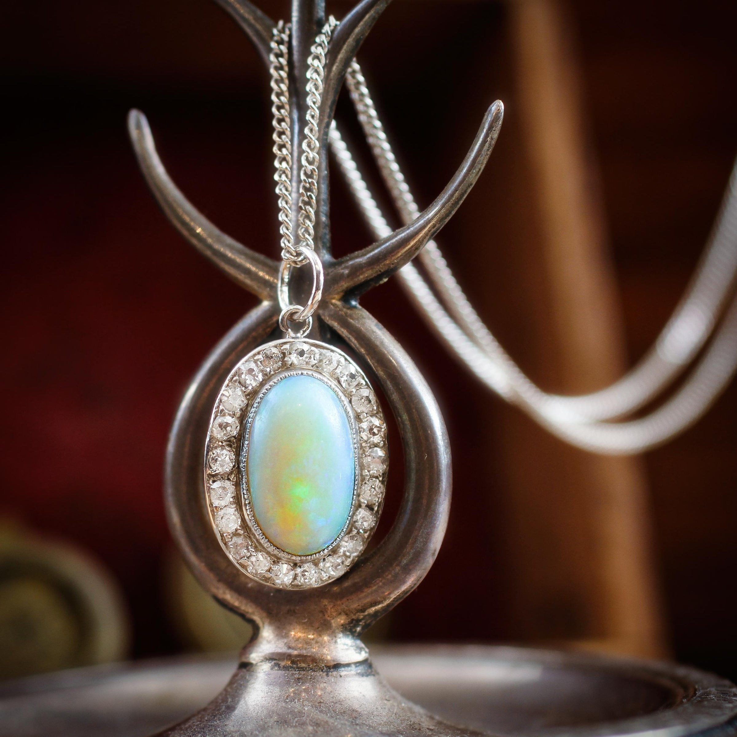 Late Victorian Opal Necklace