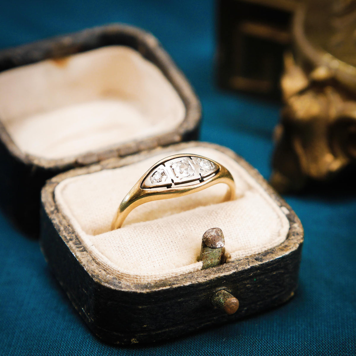 Sweet Sympathy! Circa 1920's Diamond Ring 