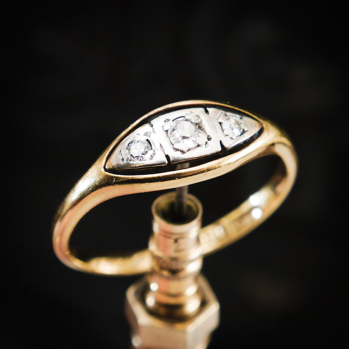 Sweet Sympathy! Circa 1920's Diamond Ring