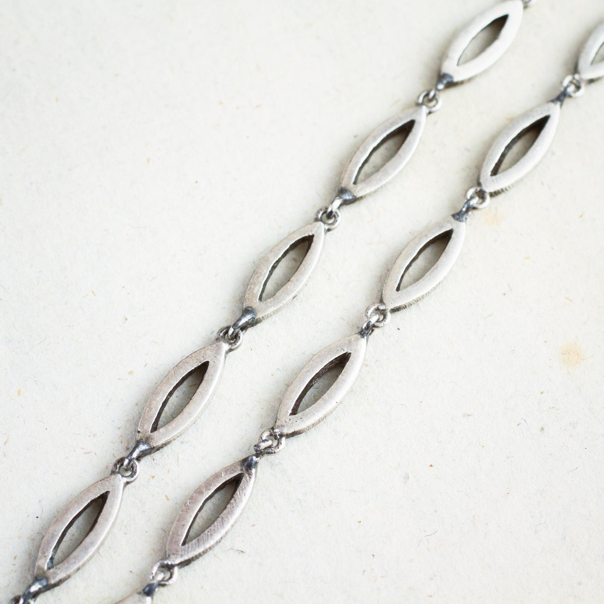 A Fine French Silver Paste Riviere Necklace