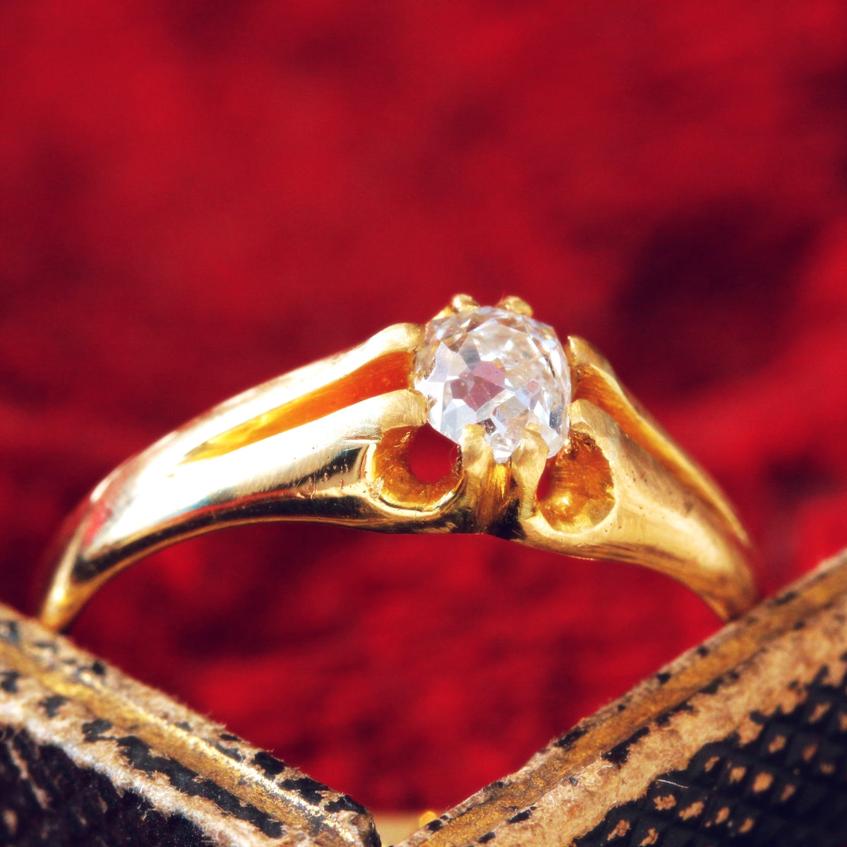 Nice!!! Date 1862 Victorian Antique Diamond Ring