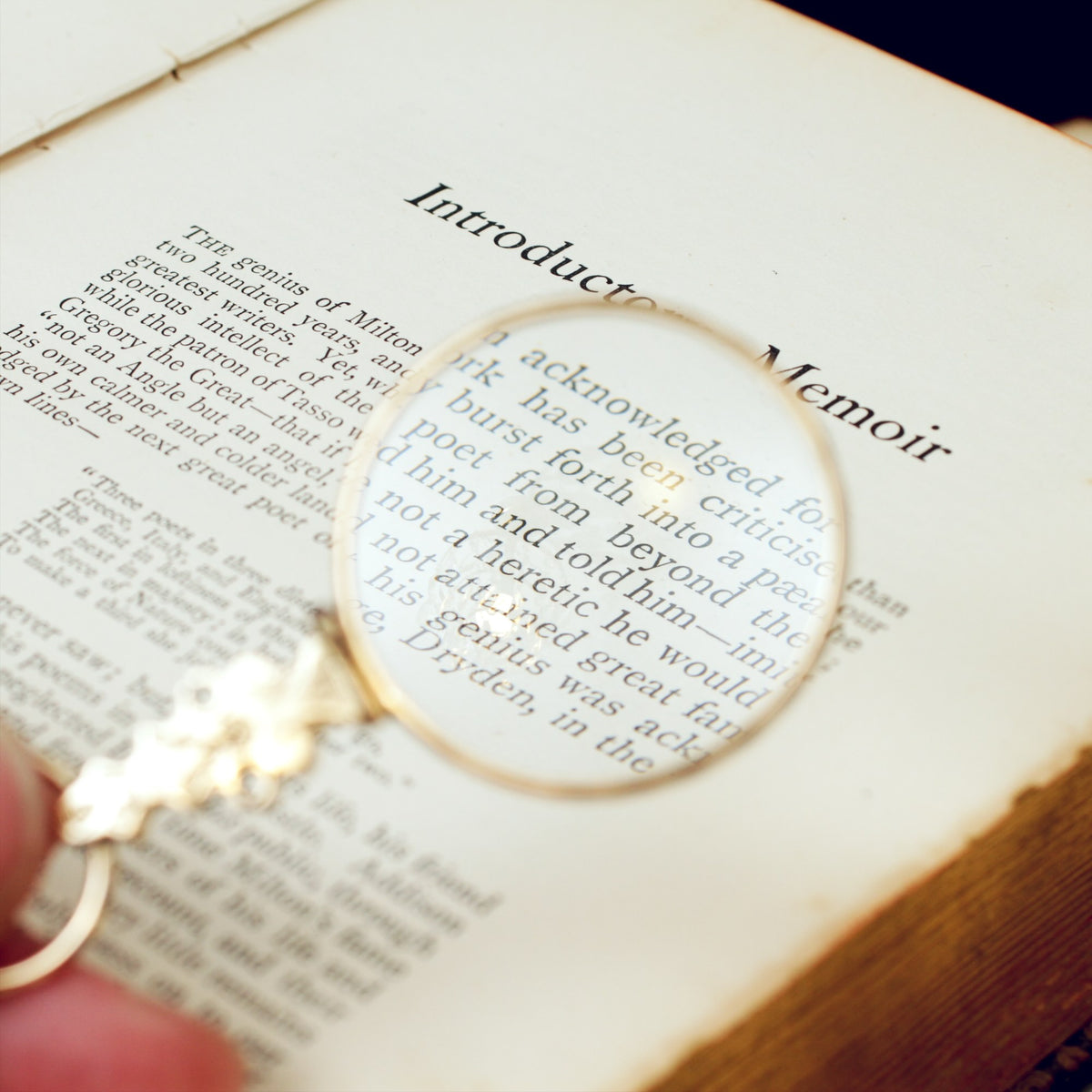 An Antique Gold Cased Quizzing Glass