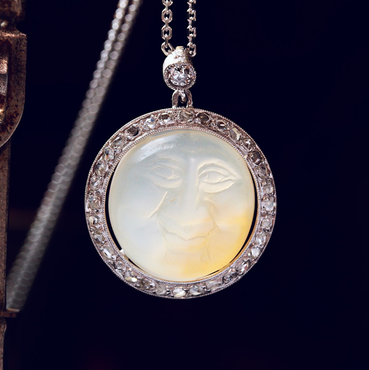 Man in the Moon Pendant