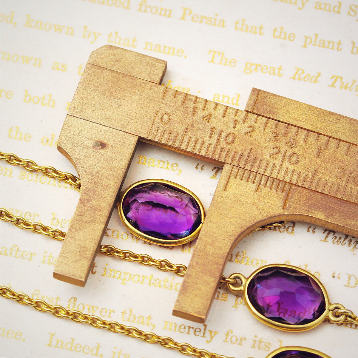 A Fine Edwardian Amethyst Stations Guard Chain