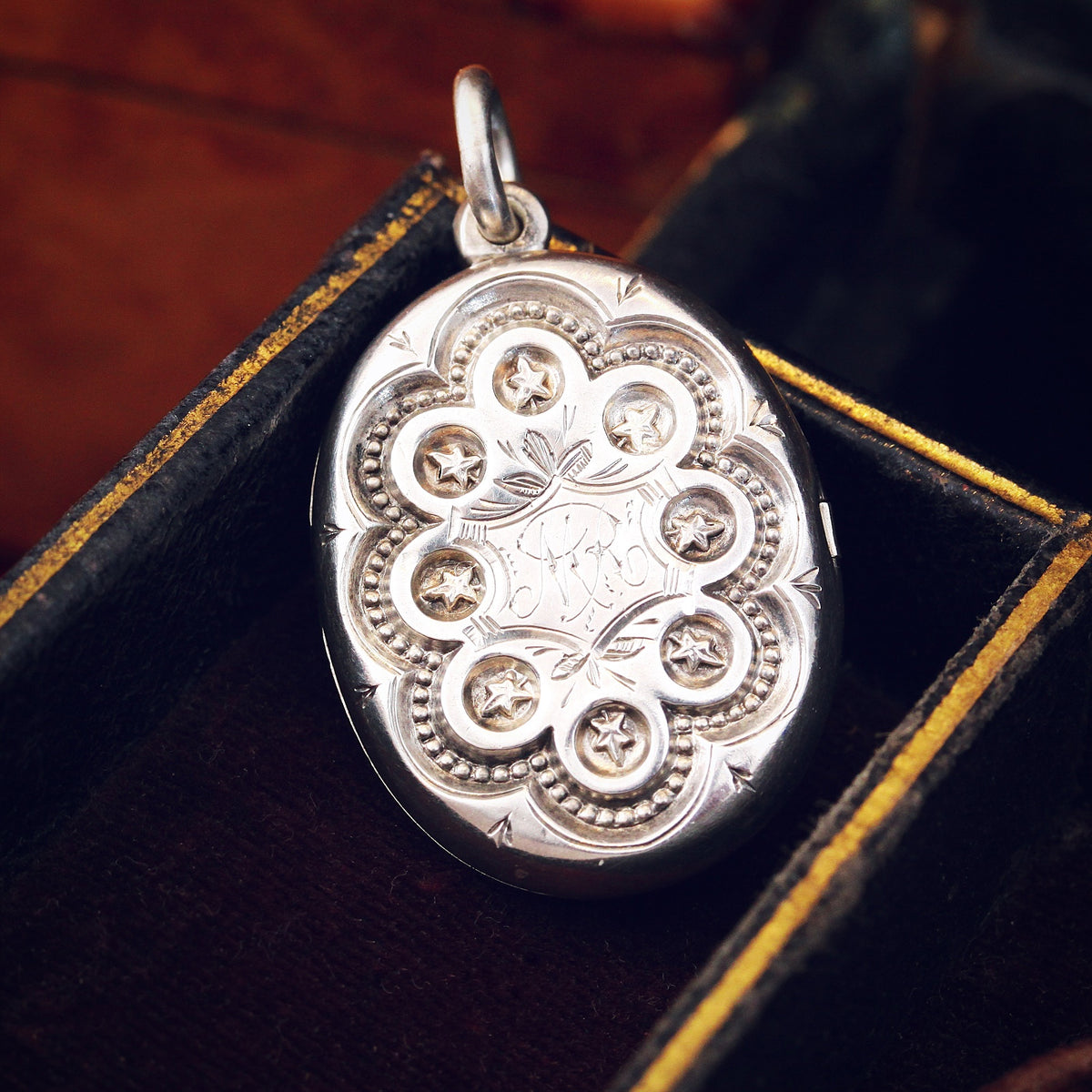 Antique Late Victorian Silver Locket