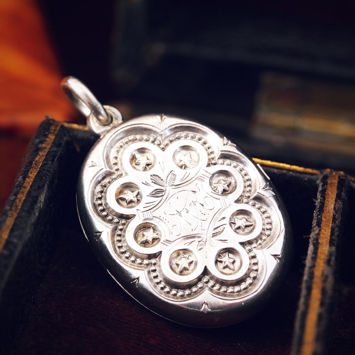 Antique Late Victorian Silver Locket