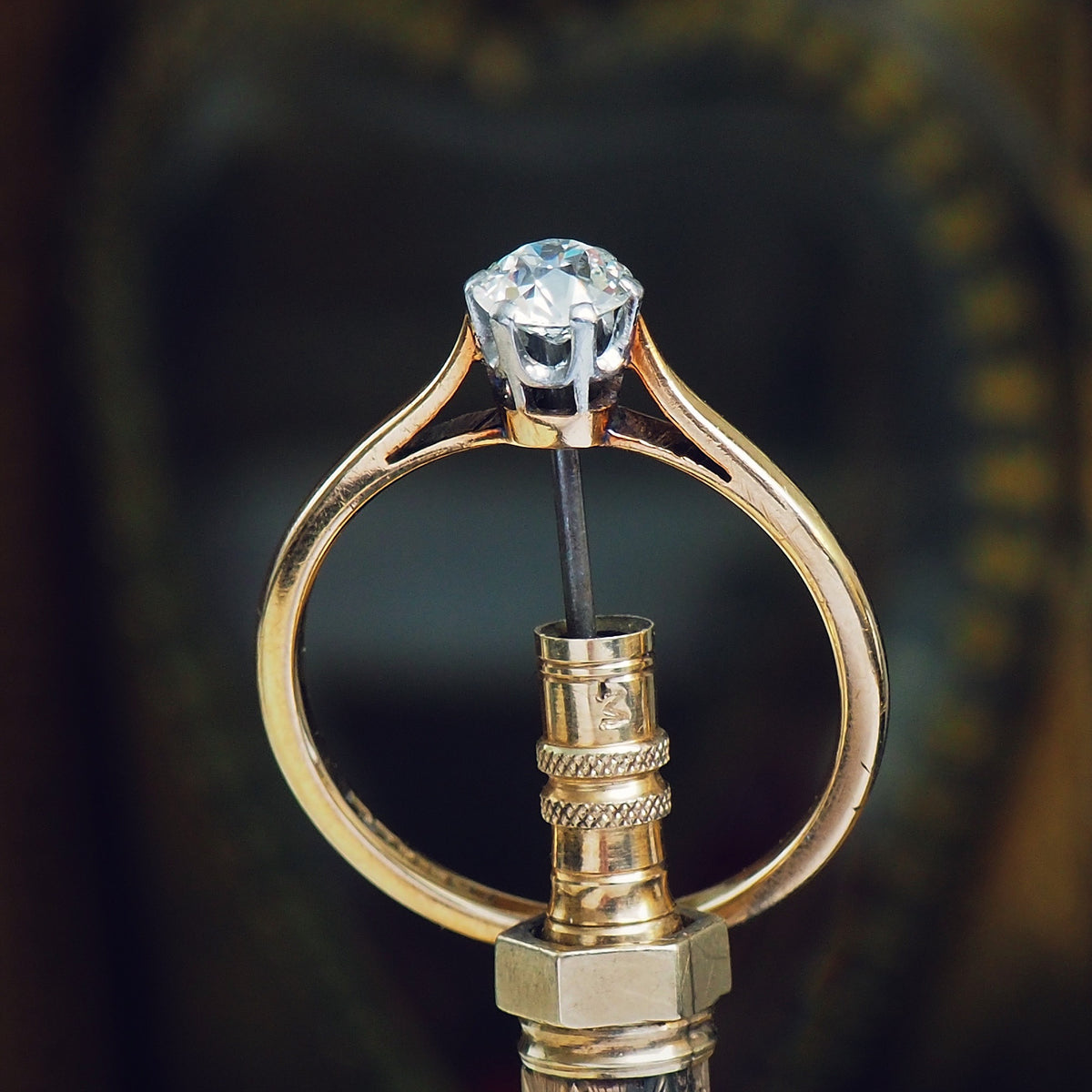 Simply Perfect! Antique 'Tiffany' Style Diamond Engagement Ring