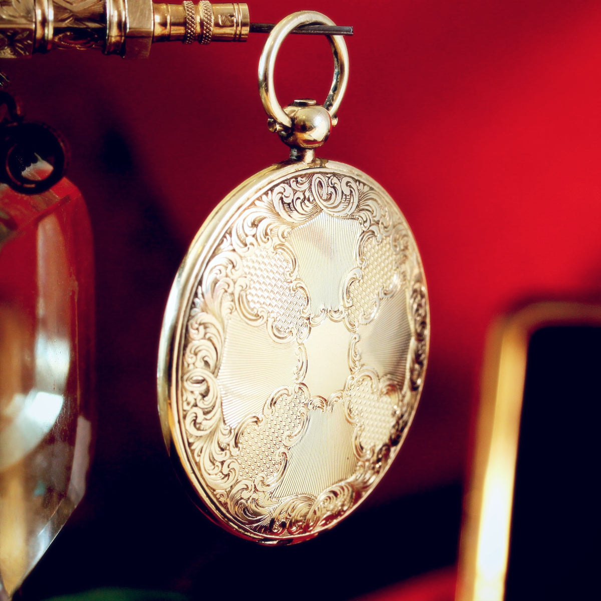 Fabulous Early Victorian Gold Watch Style Locket