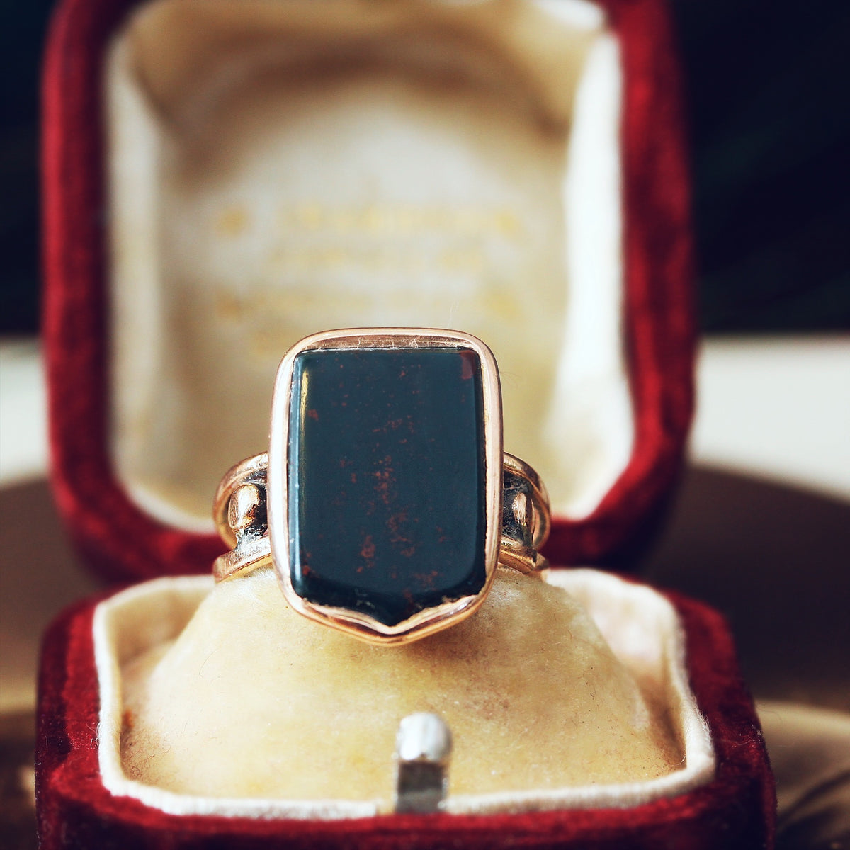 Antique Georgian Bloodstone Seal Ring