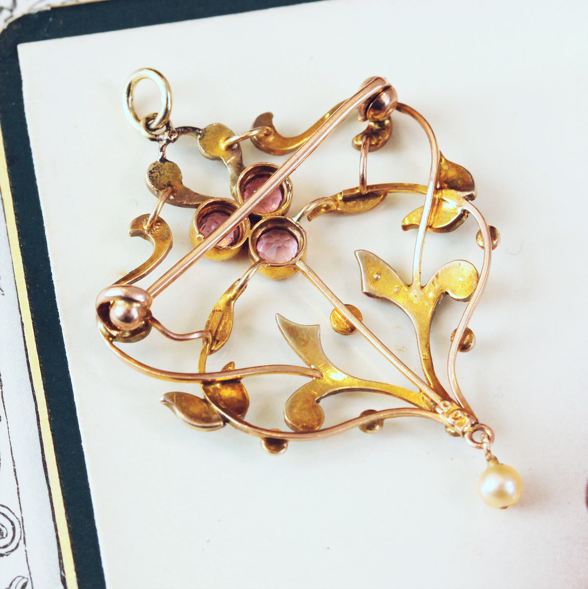 A Delicate Antique Art Nouveau Pendant