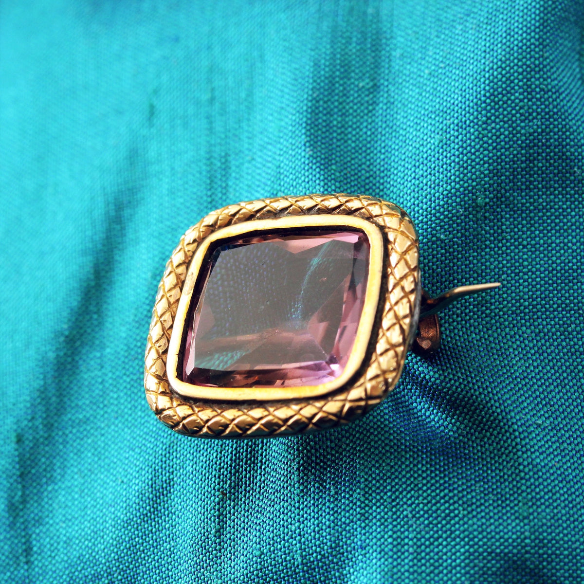 Antique Georgian Amethyst Lace Pin