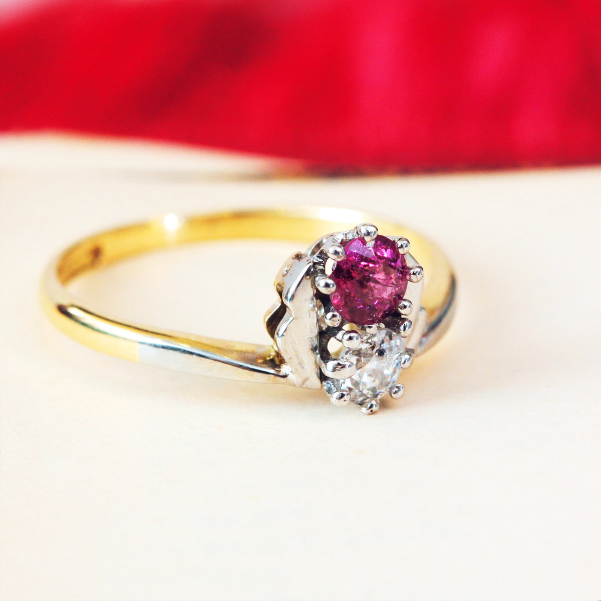 Precious Art Deco Ruby & Diamond Ring