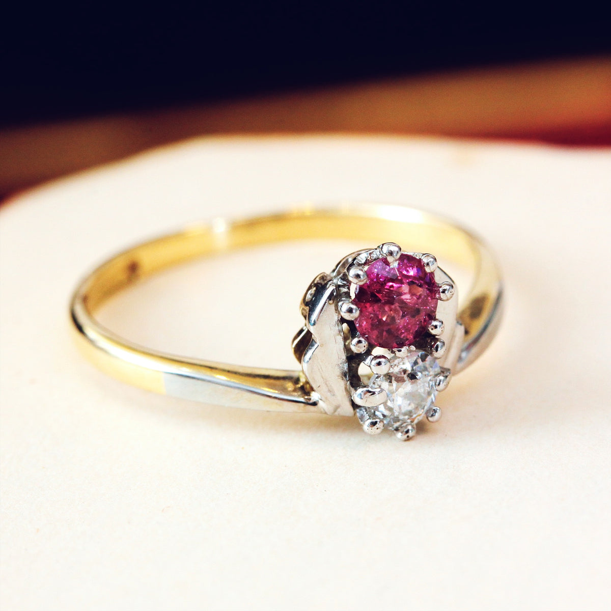 Precious Art Deco Ruby & Diamond Ring