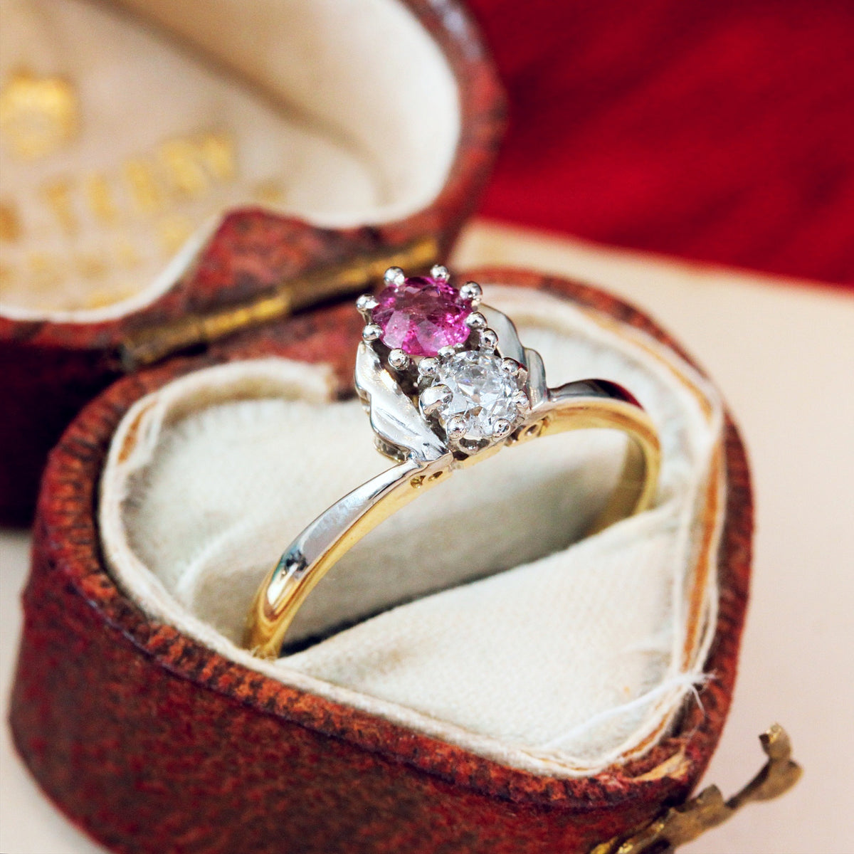 Precious Art Deco Ruby & Diamond Ring