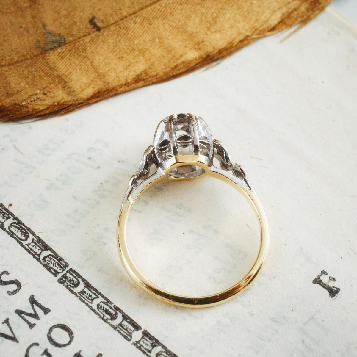 An Especially Fancy Vintage Diamond Engagement Ring