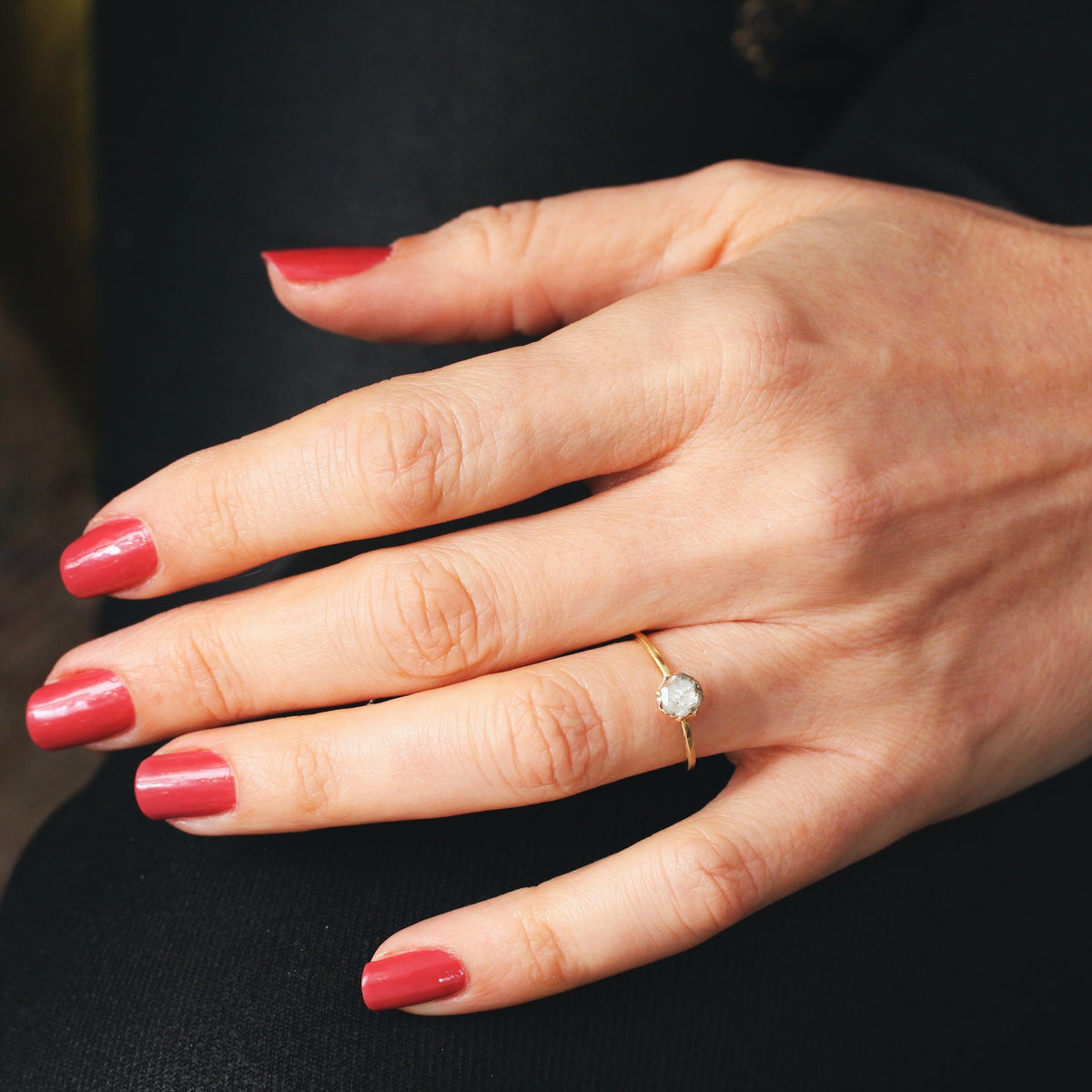 Vintage Rose Cut Diamond Ring