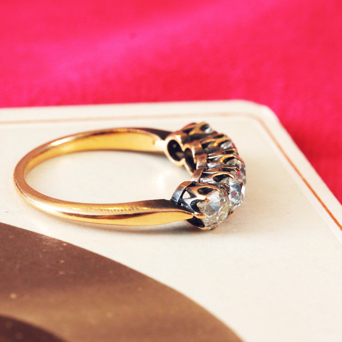 Fine Quality Antique Old Cut Diamond Ring