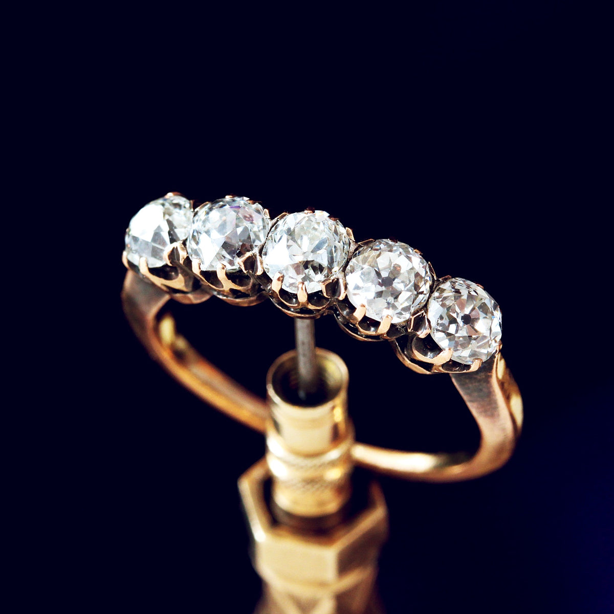 Fine Quality Antique Old Cut Diamond Ring