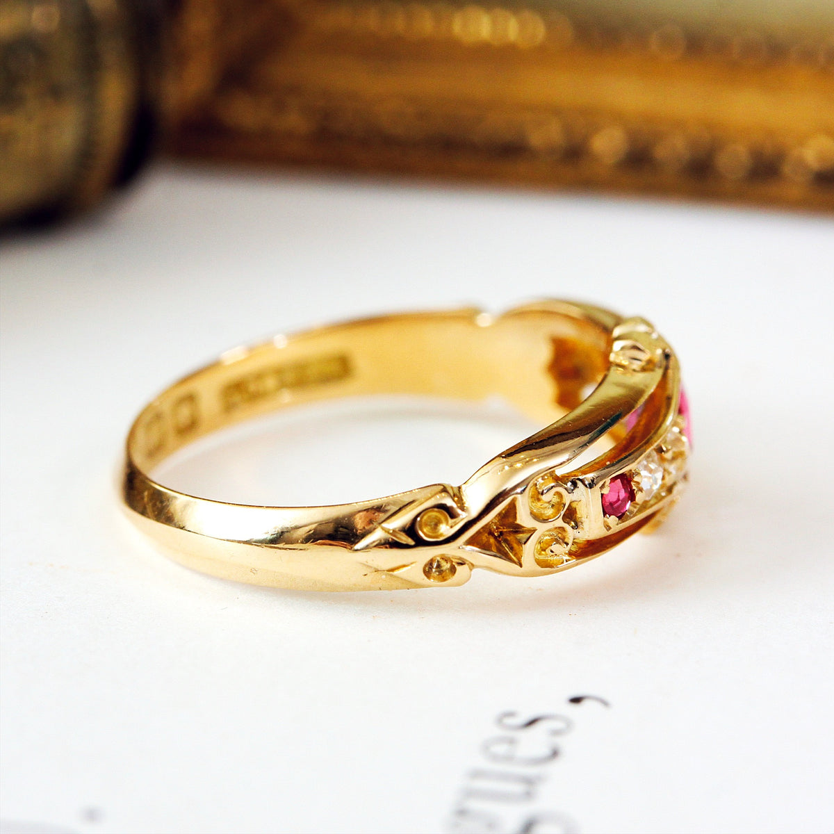 Date 1907 Ruby & Diamond Ring