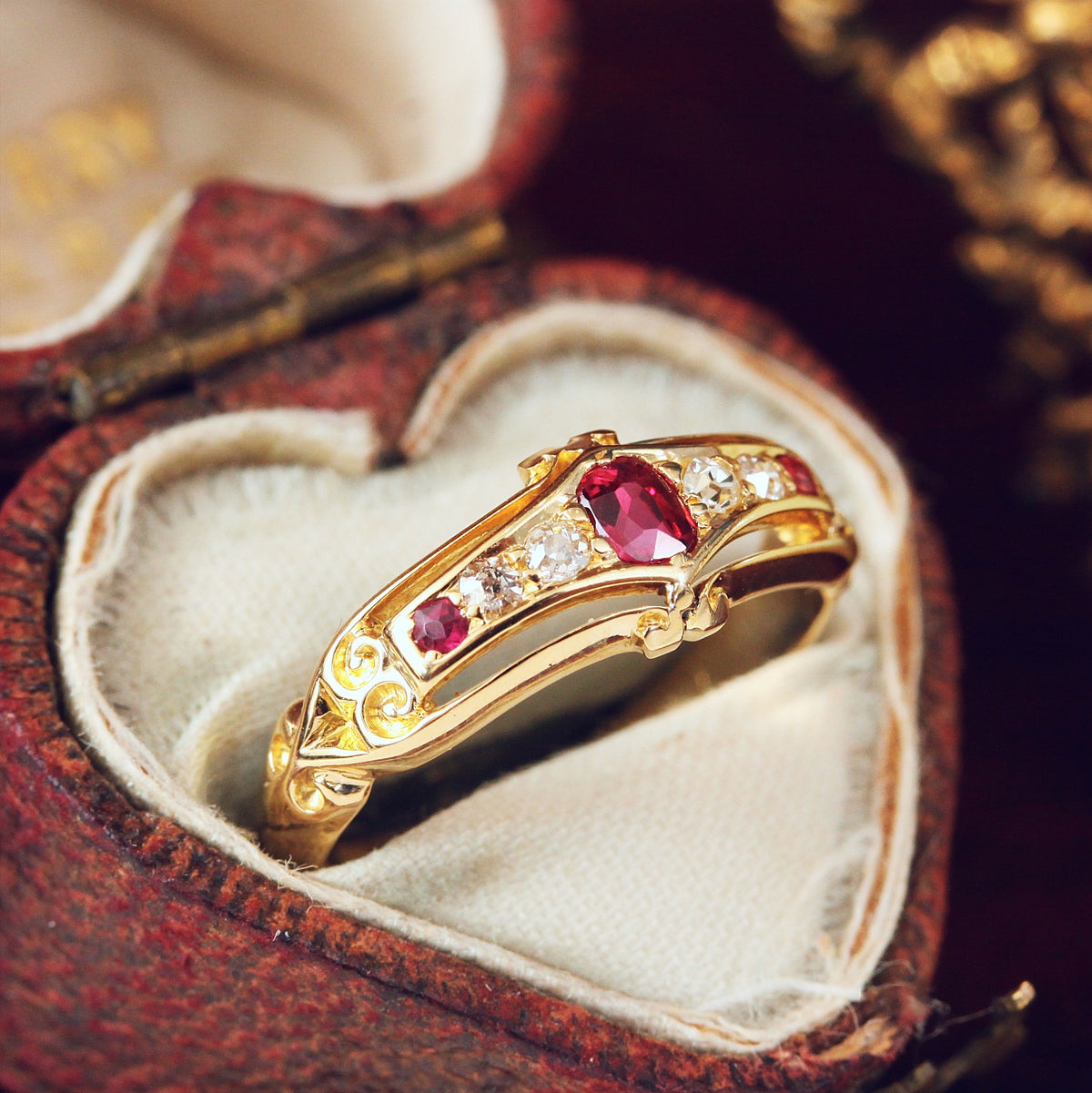 Date 1907 Ruby & Diamond Ring