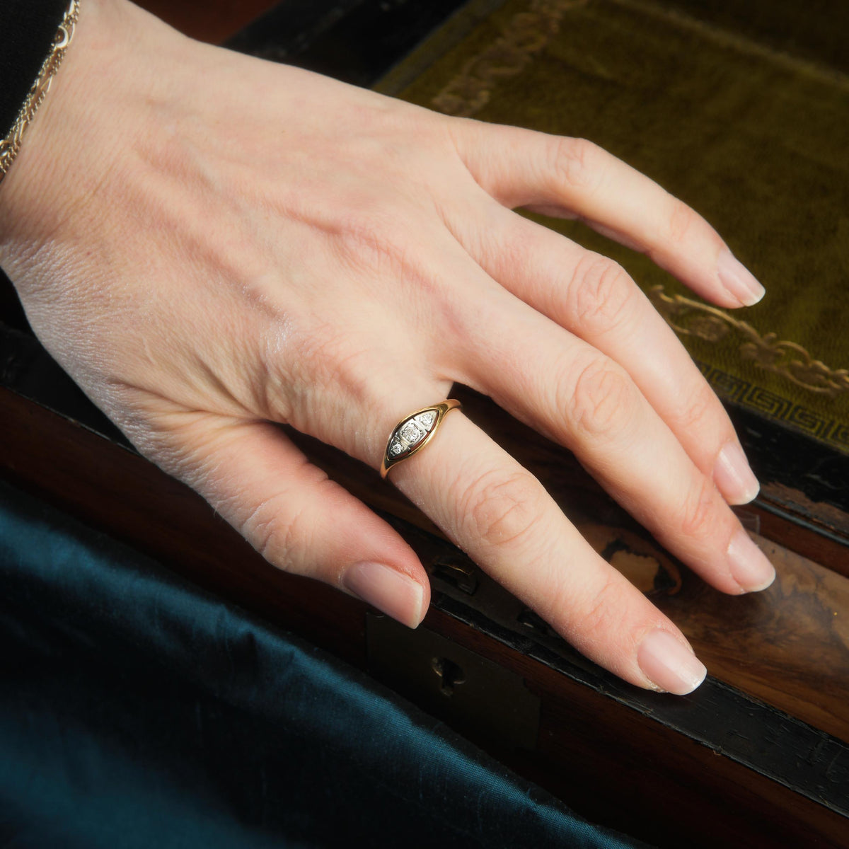 Sweet Sympathy! Circa 1920's Diamond Ring