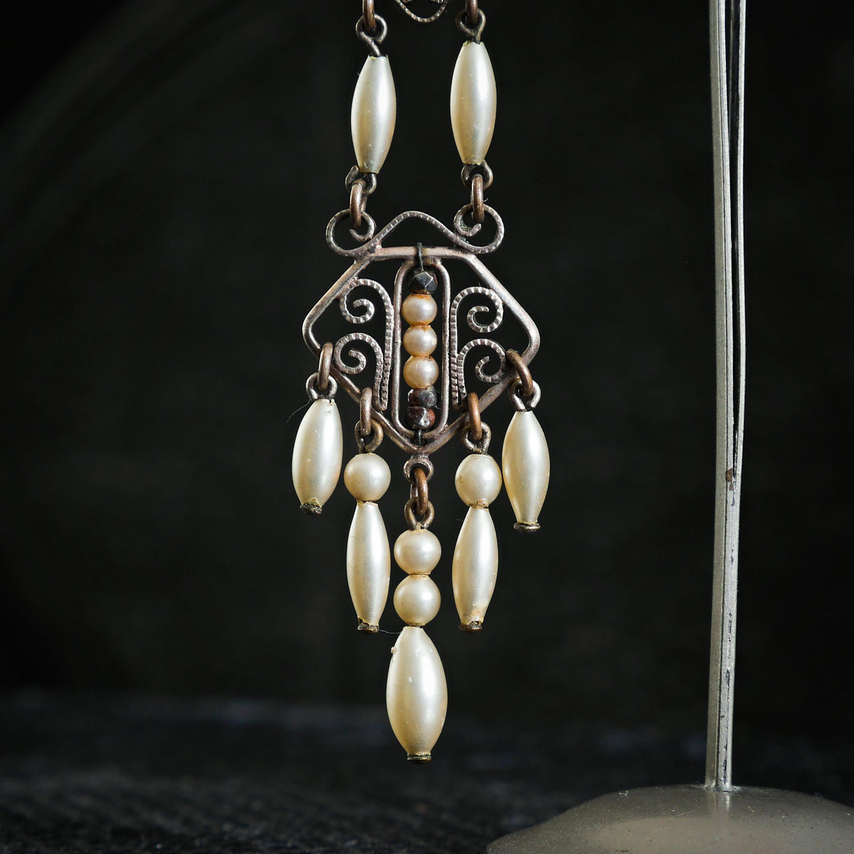 A Scarce Pair of Louis Rousselet Drop Earrings