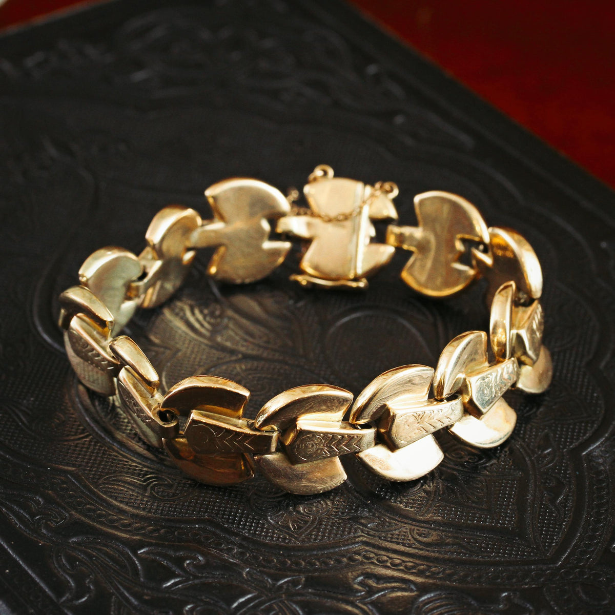 Date 1979 Statement Gold Bracelet