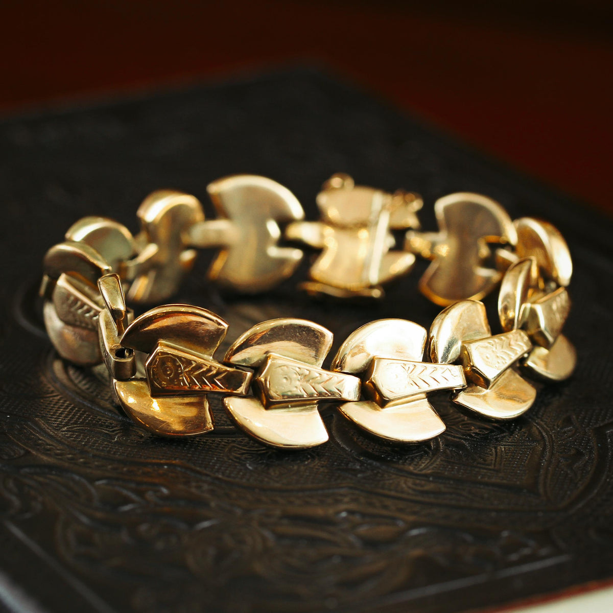 Date 1979 Statement Gold Bracelet