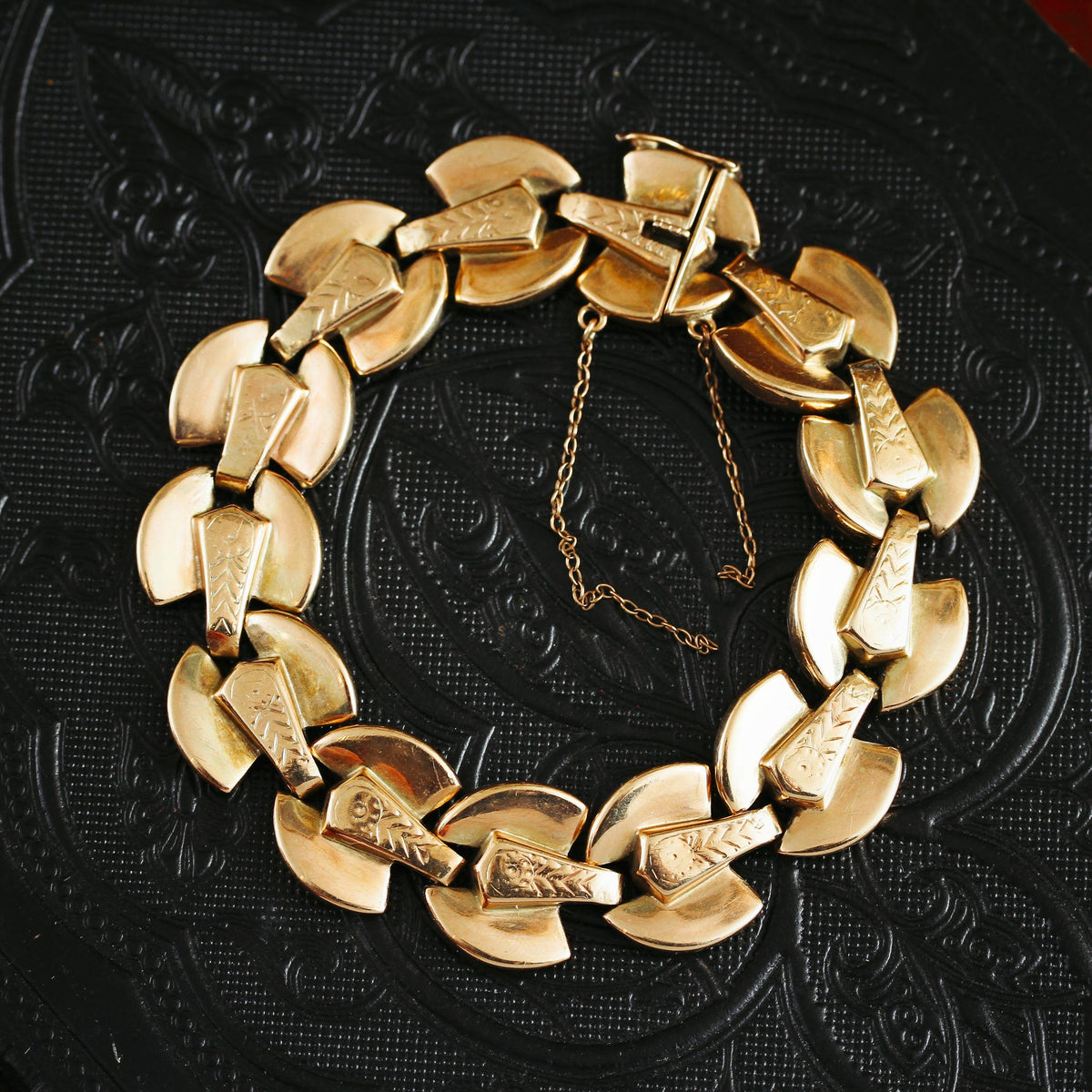 Date 1979 Statement Gold Bracelet