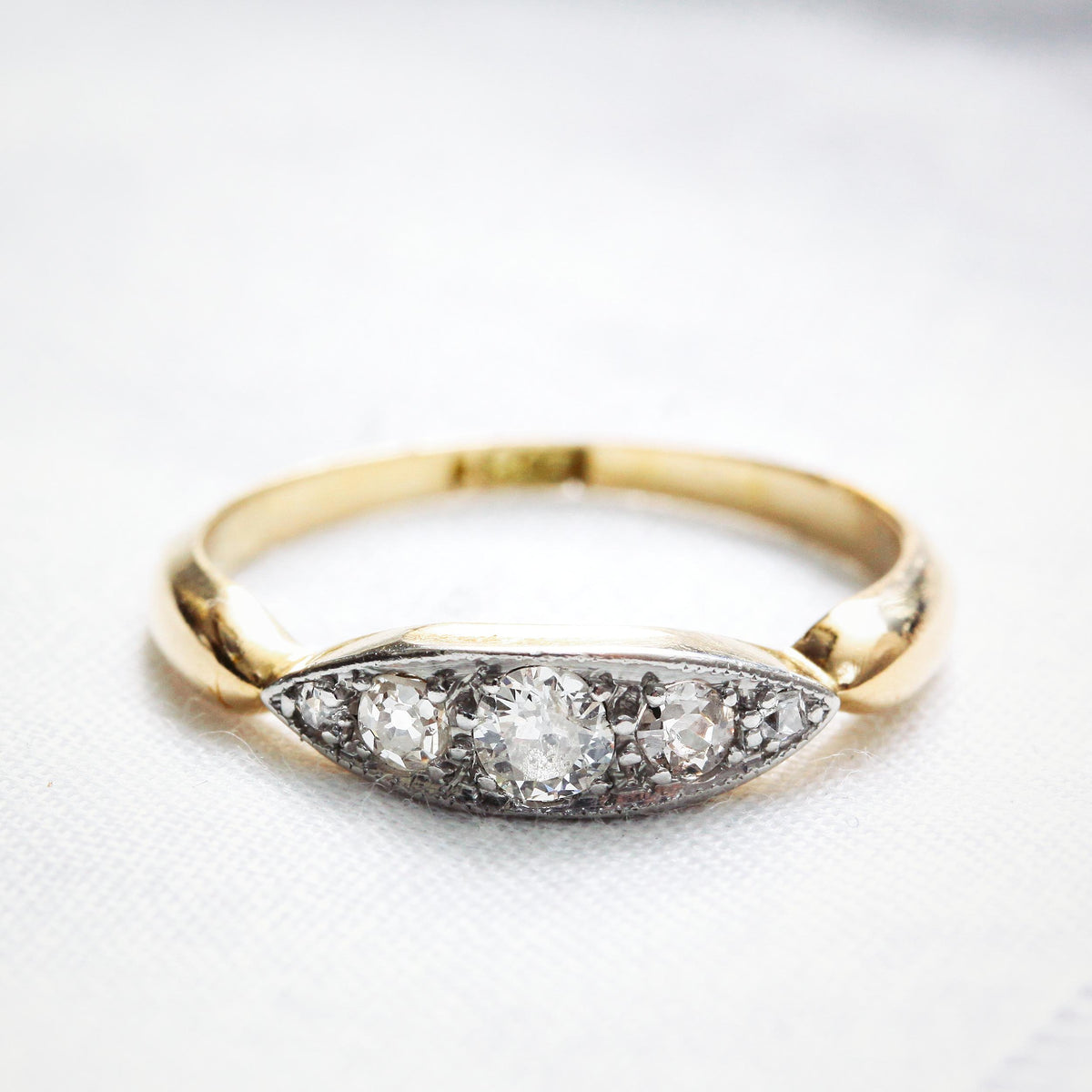 Antique Edwardian Five Stone Diamond Ring