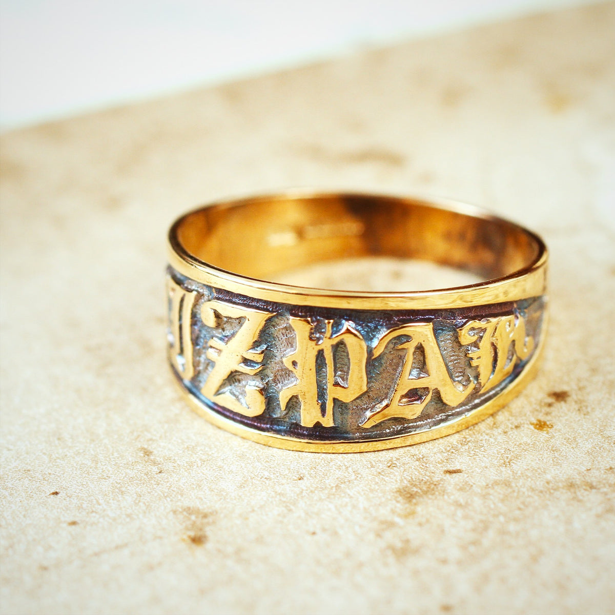 Antique Style 9ct Gold MIZPAH Ring