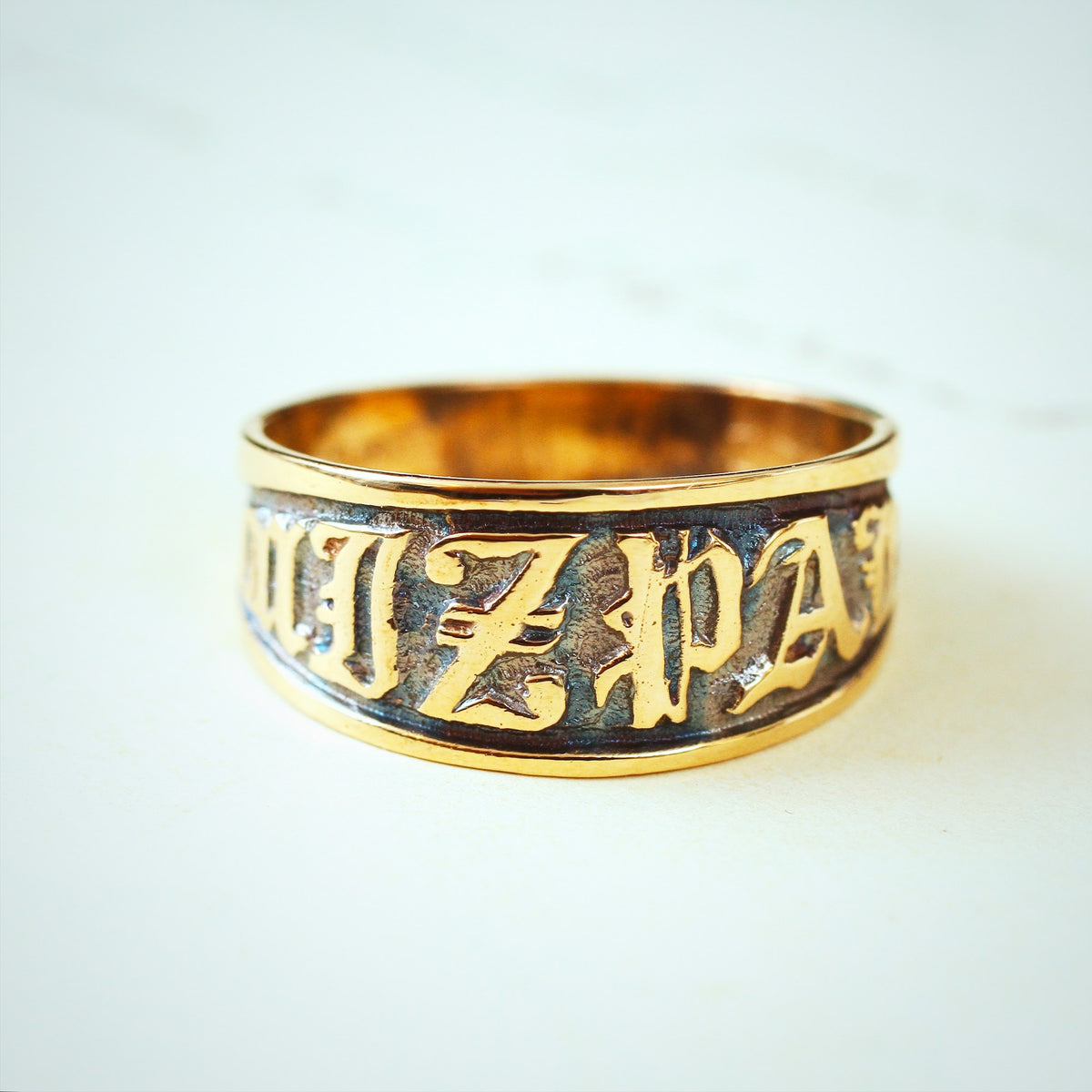 Antique Style 9ct Gold MIZPAH Ring