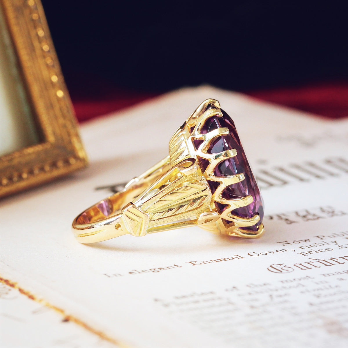 Vintage 1960's Cocktail Ring