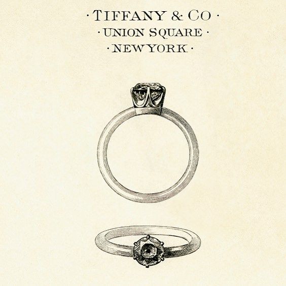 Simply Perfect! Antique 'Tiffany' Style Diamond Engagement Ring